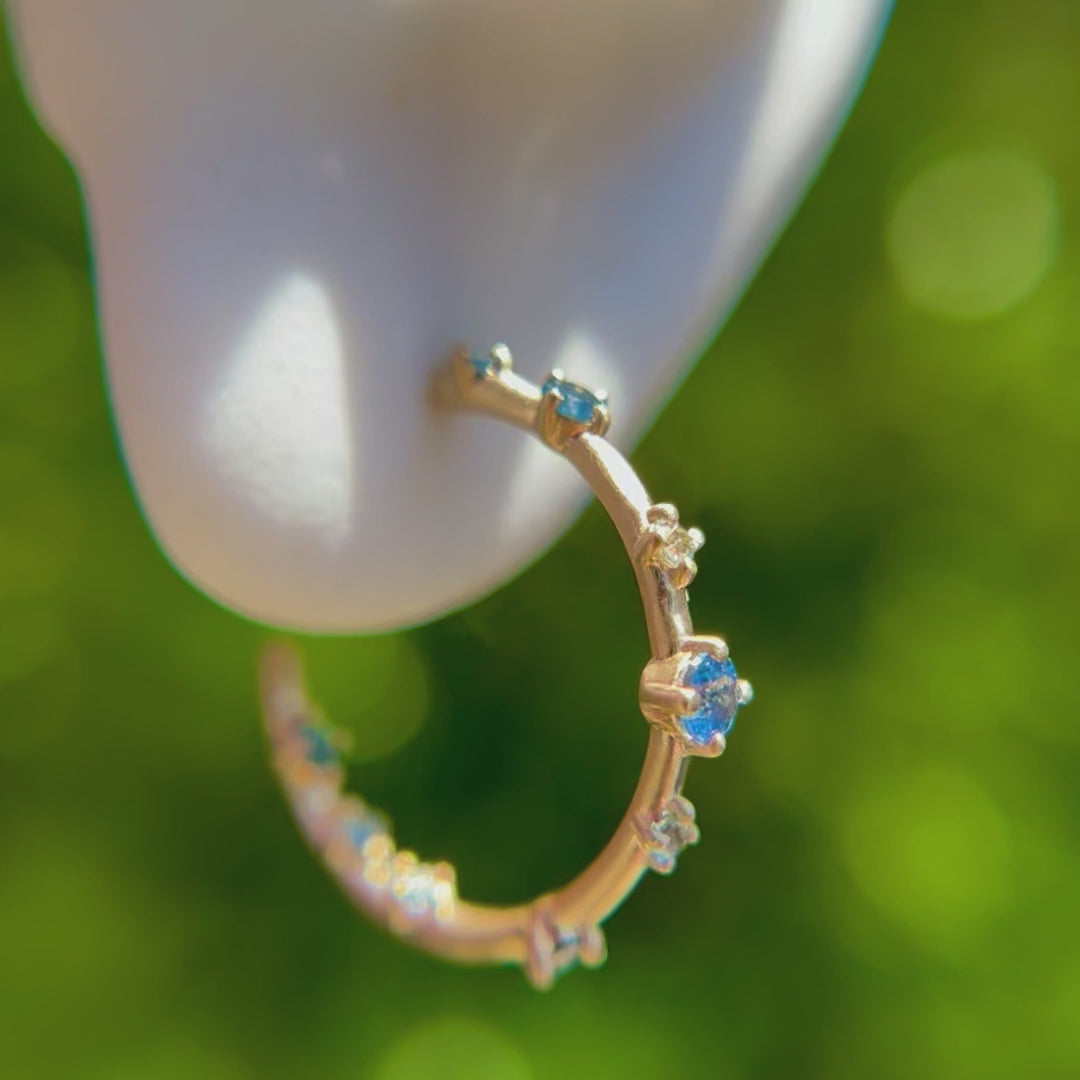 Galaxy Hoops, Ombré Blue