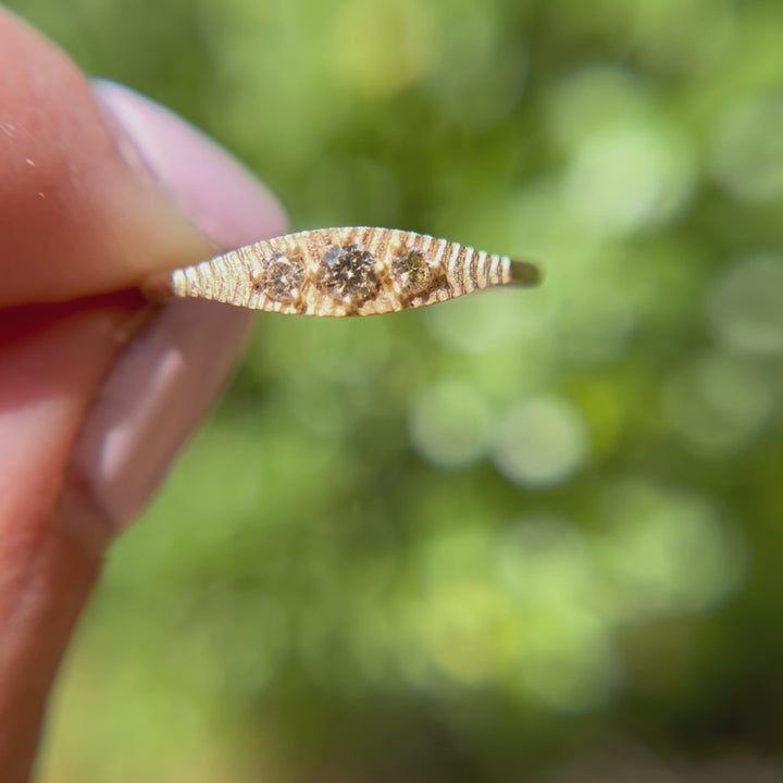 Mojave Ring, Champagne Diamond
