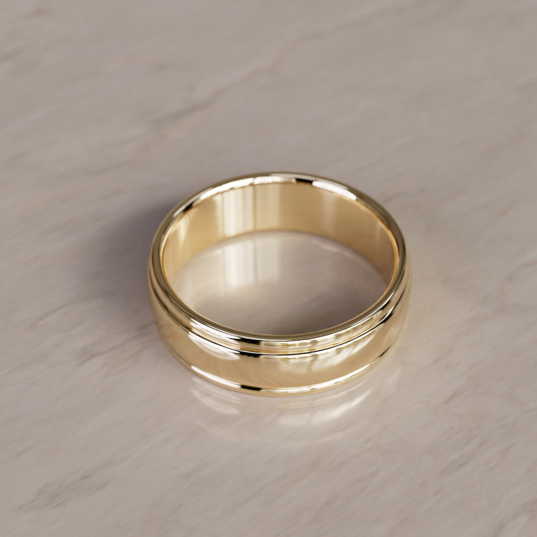 Quinn Unique Men's Wedding Ring