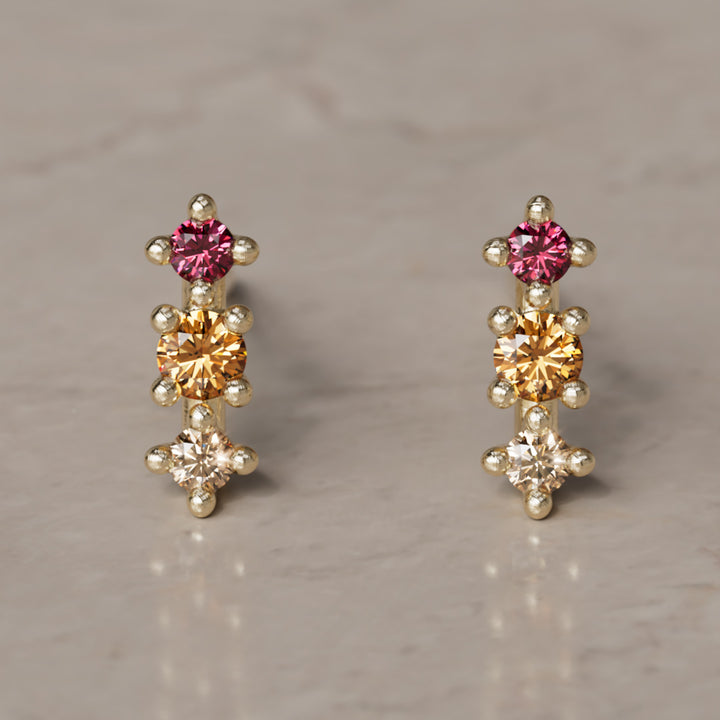 Thalia Oorbellen, Bloom (Klaar om te Verzenden)