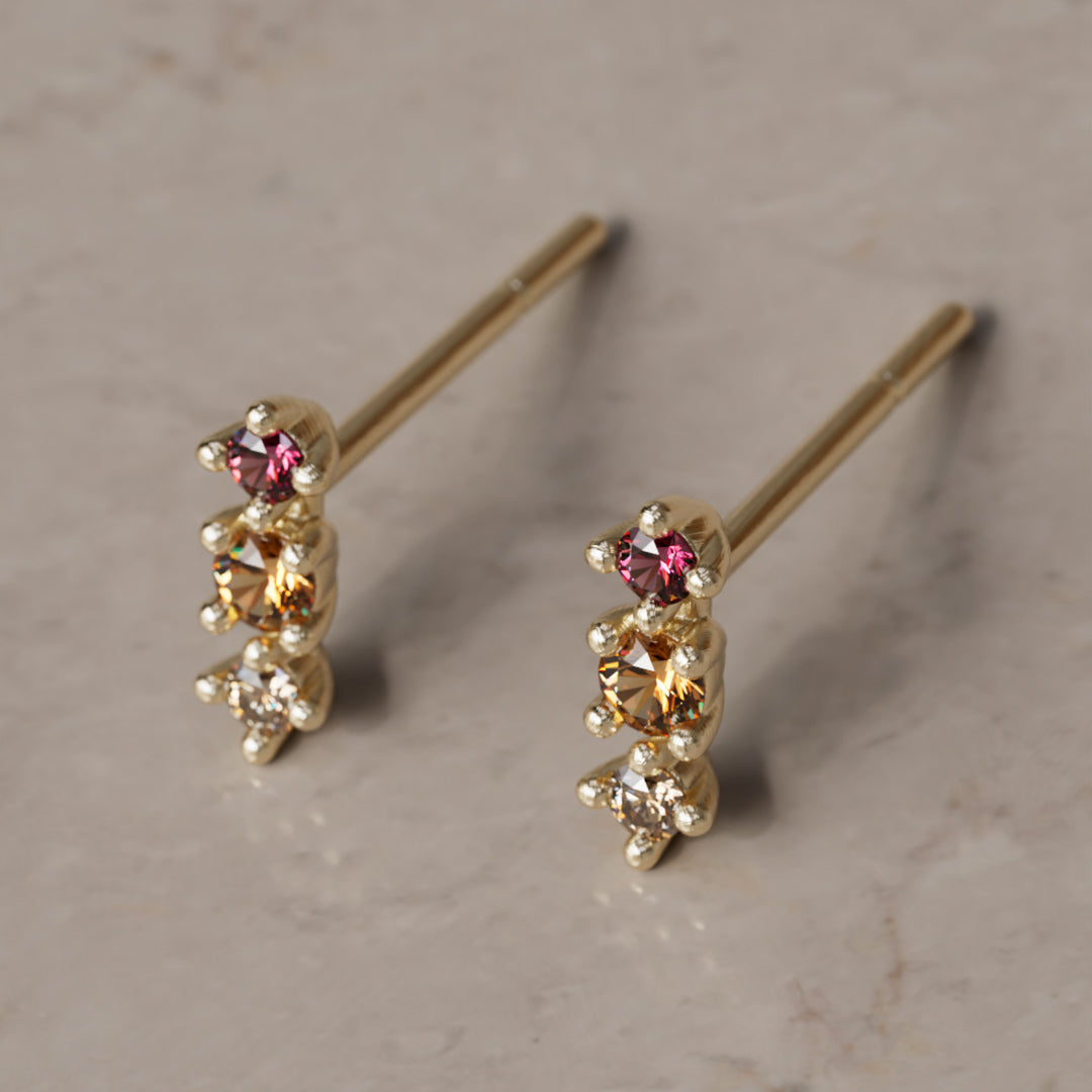 Thalia Oorbellen, Bloom (Klaar om te Verzenden)