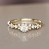 Unique Celestial Star Diamond Engagement Ring By Valley Rose