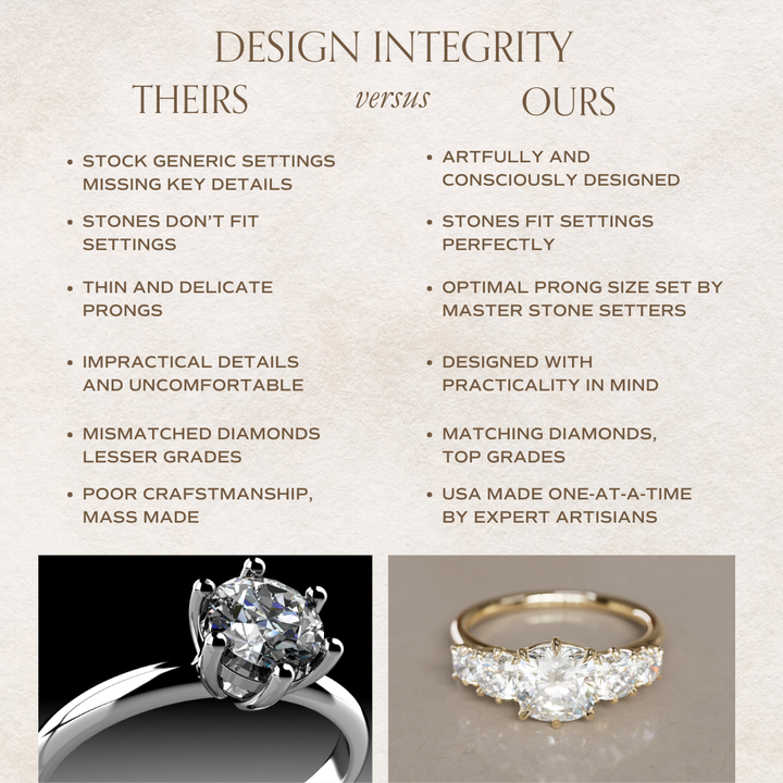 Unique Engagement Ring Five Stone Cushion Cut Diamond By Valley Rose