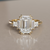 Christy Emerald Cut Diamond Engagement Ring