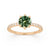 Galatea Ring, Green Sapphire, Setting Only