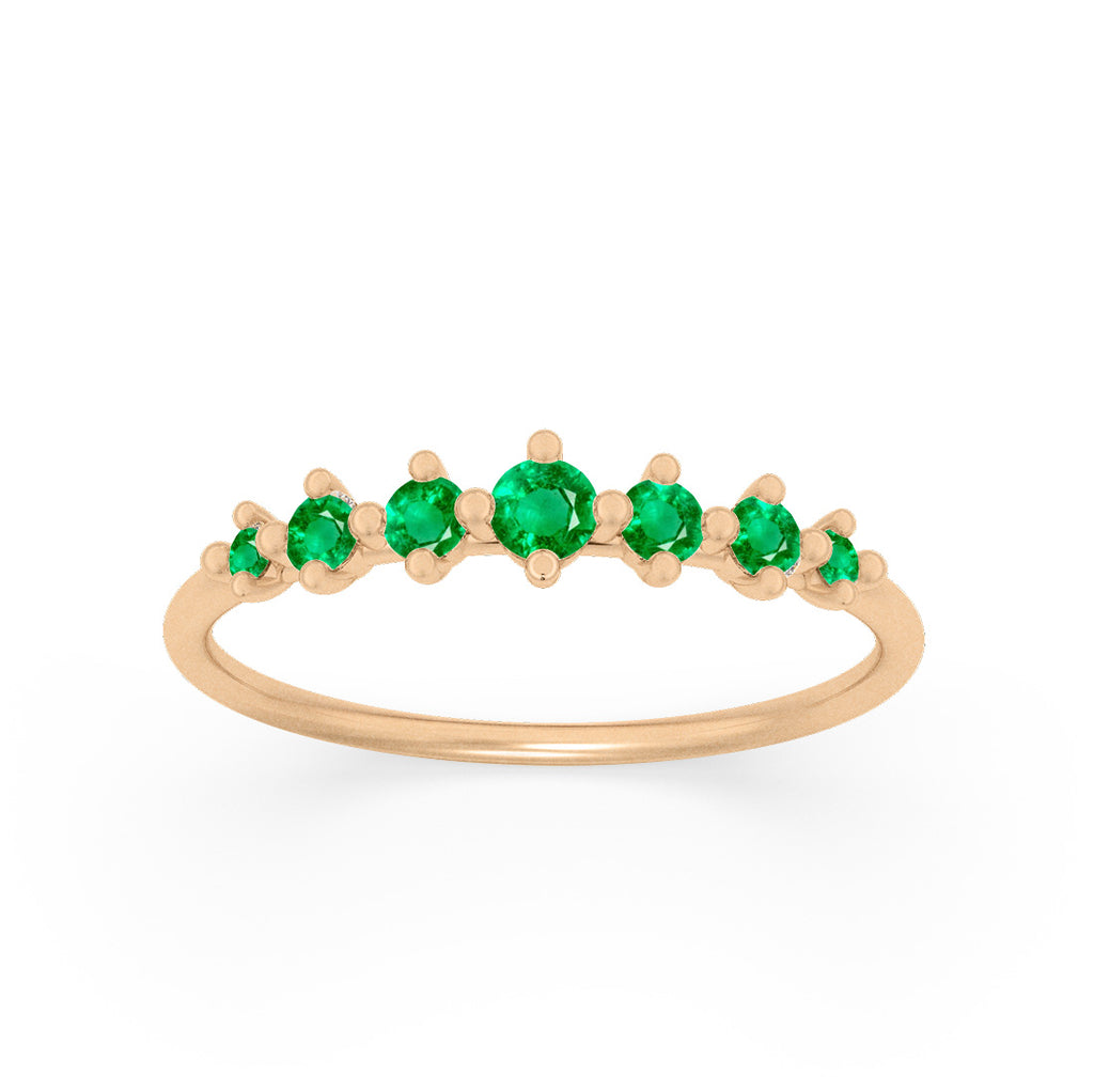 Meissa Ring, Emerald