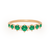 Helena Ring, petite, Emerald