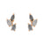 Vinea Studs, Salt & Pepper Diamond