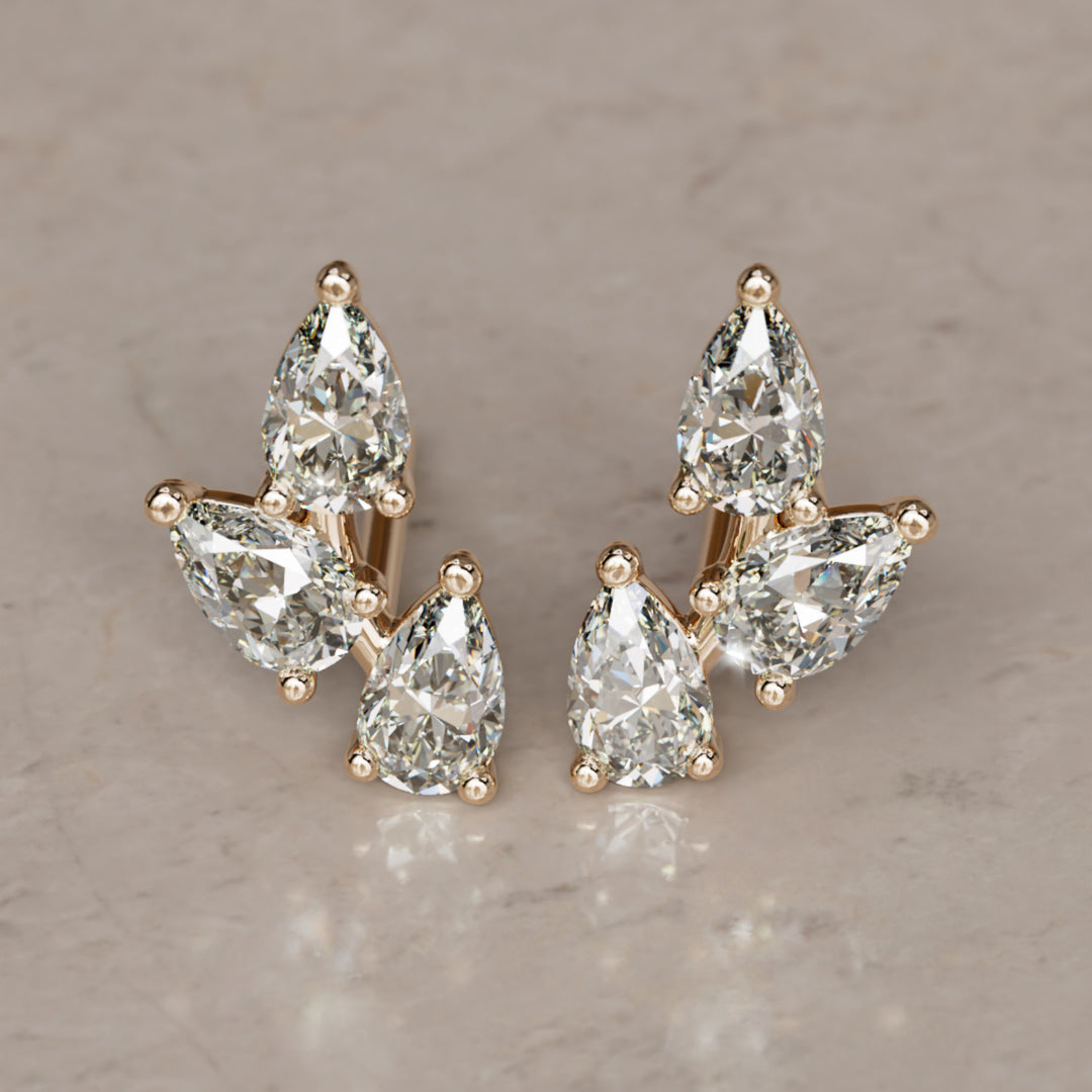 Vinea fülbevalók, gyémánt