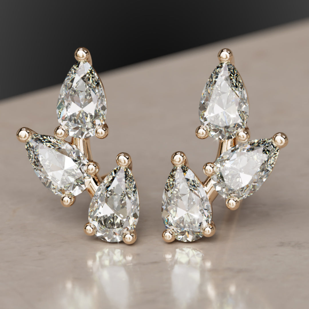 Vinea fülbevalók, gyémánt