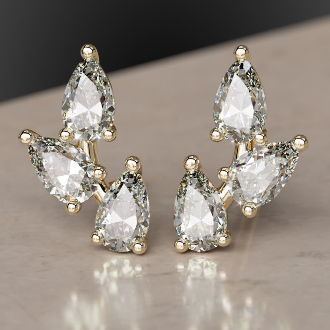 Vinea fülbevalók, gyémánt