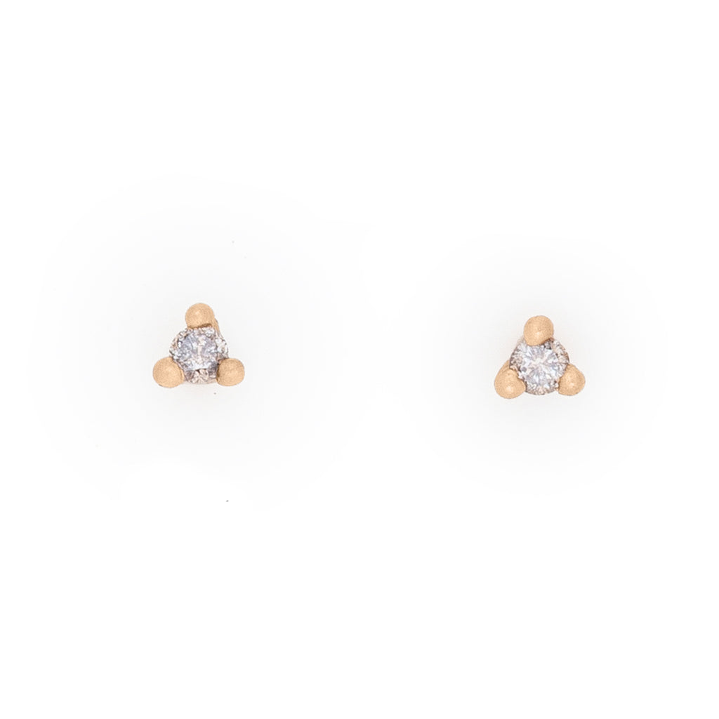 Étoile Earrings, Salt & Pepper Diamond