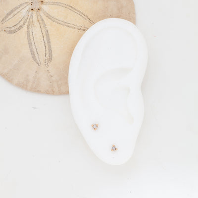 Étoile Earrings, Grey Diamond - Valley Rose Ethical & Sustainable Fine Jewelry
