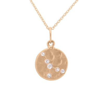 Cancer Constellation Charm & Necklace