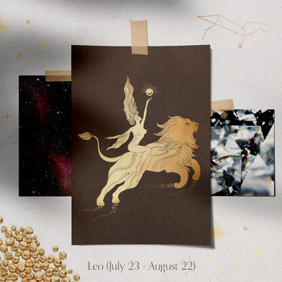 Leo Constellation Charm & Necklace - Valley Rose Ethical & Sustainable Fine Jewelry